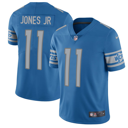 2019 Men Detroit Lions #11 Jones Jr blue Nike Vapor Untouchable Limited NFL Jersey style 2->detroit lions->NFL Jersey